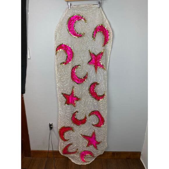 Vintage Broadway Theater 1920s Showgirl Burlesque Performer Hot Pink Dress Shawl - Picture 16 of 16